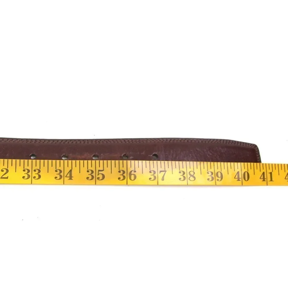 BRIGHTON BROWN GENUINE LEATHER 1 1/4